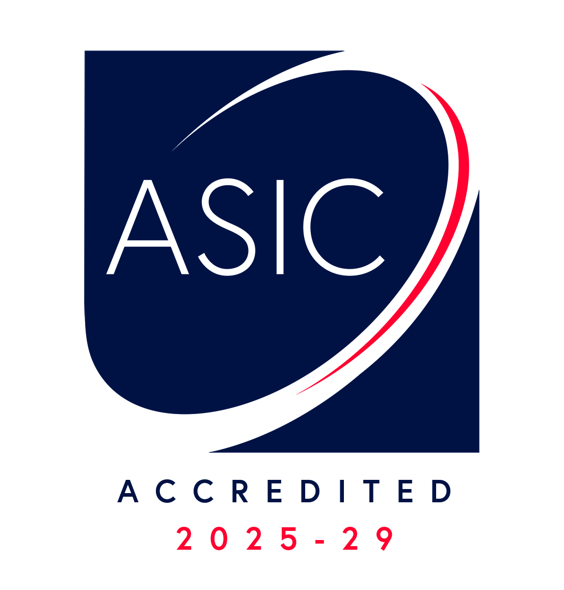 ASIC Accredited Institution 2025–29